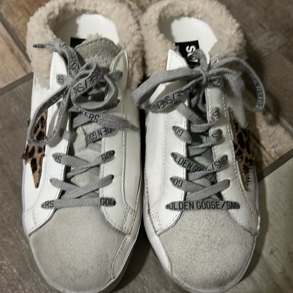 Authentic Never worn Golden Goose Ball Star for women size 36 w/ bag and box.